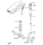 Diagram for 2014 Kia Cadenza Shock And Strut Mount - 553303R011