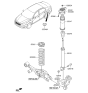 Diagram for Kia Optima Shock And Strut Mount - 553303R011