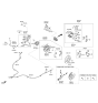 Diagram for Kia Cadenza Brake Caliper - 582303R700