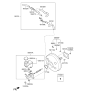 Diagram for 2015 Kia Cadenza Brake Booster Vacuum Hose - 591323R510