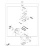 Diagram for Kia Sorento Cylinder Head Gasket - 209103CP00