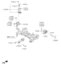 Diagram for 2014 Kia Cadenza Transmission Mount - 218303V400