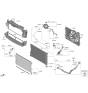 Diagram for 2023 Kia Sportage A/C Condenser - 97606N7600