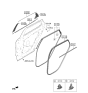 Diagram for 2024 Kia Sportage Door Seal - 83140DW000