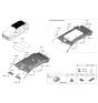 Diagram for 2023 Kia Sportage Sun Visor - 85210DW600WK