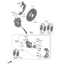 Diagram for 2023 Kia Sportage Brake Caliper - 58110N9101
