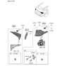 Diagram for Kia Sportage Tail Light - 92402DW000