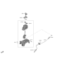 Diagram for 2024 Kia Sportage Automatic Transmission Shifter - 46700P1100