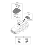 Diagram for Kia Niro EV Dome Light - 92850Q5000GYT