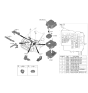 Diagram for 2024 Kia Sportage Fuse Box - 91959DW010