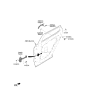 Diagram for 2024 Kia Sportage Door Handle - 83661DW000