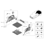 Diagram for 2024 Kia Sportage Car Speakers - 857B4DW000WK