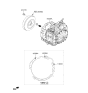 Diagram for 2023 Kia Sportage Transmission Assembly - 450004GES0