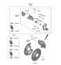 Diagram for Kia Sportage Brake Disc - 58411L0100