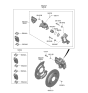 Diagram for 2024 Kia Sportage Brake Backing Plate - 58243CW000