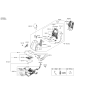 Diagram for Kia Air Bag Control Module - 80610DW050