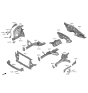 Diagram for 2024 Kia Sportage Dash Panels - 64301DW000