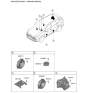 Diagram for 2023 Kia Sportage Car Speakers - 96330DW000