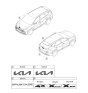 Diagram for 2023 Kia Sportage Emblem - 86300P1000