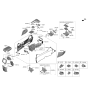 Diagram for 2024 Kia Sportage Armrest - 84660DW000CJ7