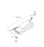 Diagram for Kia Sportage Antenna Mast - 96210DW100EB