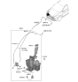 Diagram for 2023 Kia Sportage Washer Pump - 98610DW100