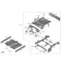 Diagram for 2023 Kia Sportage Floor Pan - 65100DW000