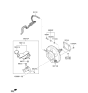 Diagram for 2024 Kia Sportage Brake Master Cylinder Reservoir - 58510N9200