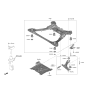 Diagram for Kia Sportage Control Arm - 54500CW050