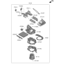 Diagram for 2023 Kia Sportage Blower Motor - 97100DW020