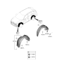 Diagram for Kia Sportage Wheelhouse - 86812DW000