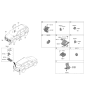 Diagram for 2024 Kia Sportage Air Bag Control Module - 95910DW320