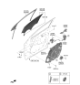 Diagram for 2024 Kia Sportage Window Run - 82564DW000