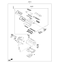 Diagram for 2017 Kia Sorento Cylinder Head Gasket - 209203CA08