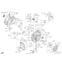 Diagram for 2015 Kia Sorento Transfer Case Mount - 452183BDH0