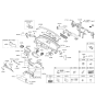 Diagram for 2017 Kia Sorento Glove Box - 84510C6100BGG