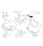 Diagram for 2015 Kia Sorento Bumper - 86610C6050