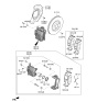 Diagram for 2017 Kia Sorento Brake Pad Set - 58101C6A00