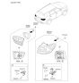 Diagram for Kia Sorento Back Up Light - 92401C6000