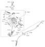 Diagram for 2015 Kia Sorento Automatic Transmission Shifter - 46700C5130