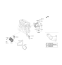 Diagram for 2020 Kia Optima Water Pump - 251002GTB0