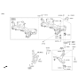 Diagram for Kia EV6 Control Arm Bolt - 545192T000