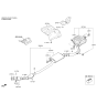 Diagram for Kia Sorento Muffler - 28710C6300