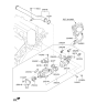 Diagram for Kia Sorento Thermostat Housing - 256223CAA0