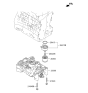 Diagram for Kia Optima Engine Oil Cooler - 264102G100