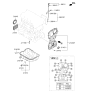 Diagram for 2015 Kia Sorento Dipstick - 266112GGA0