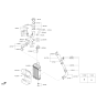 Diagram for 2015 Kia Sorento Intercooler - 282702GTA1
