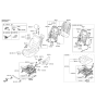 Diagram for 2015 Kia Sorento Air Bag Control Module - 88910C6500