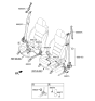 Diagram for 2015 Kia Sorento Seat Belt - 88830C6510WK