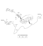 Diagram for 2017 Kia Sorento Wiper Arm - 988111Y000